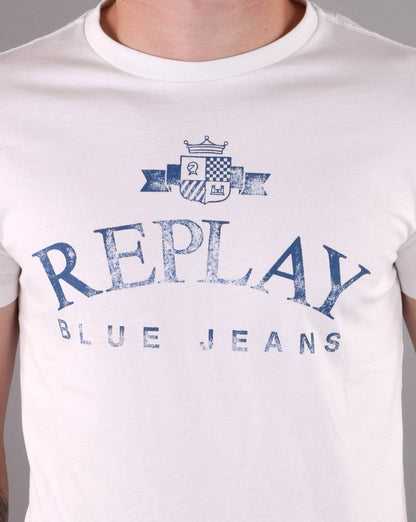 Replay T-shirt Butter White