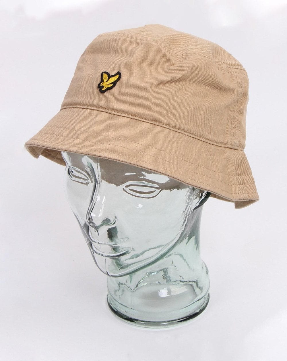 Lyle And Scott Cotton Twill Bucket Hat Sand Storm