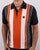 Trojan Multi-stripe Knit Polo Navy