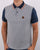 Trojan Diamond Panel Polo Shirt Navy