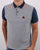 Trojan Diamond Panel Polo Shirt Navy