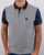 Trojan Diamond Panel Polo Shirt Navy