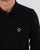 Ma.strum Long Sleeve Pique Polo Jet Black