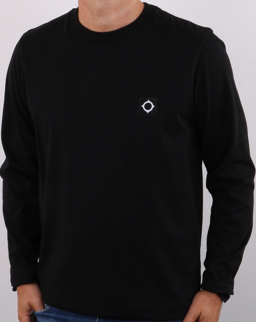 Ma.strum Long Sleeve Icon T Shirt Jet Black
