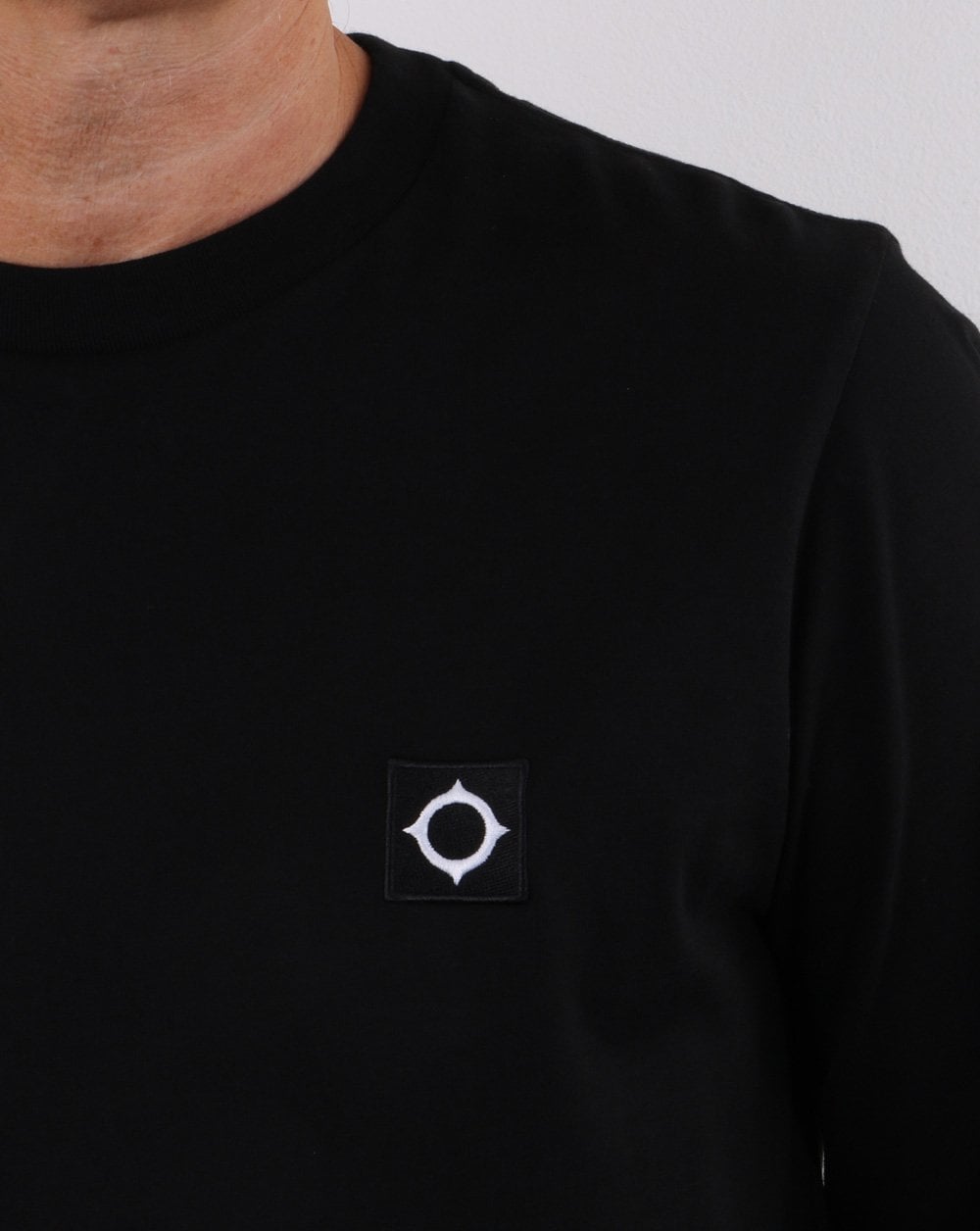 Ma.strum Long Sleeve Icon T Shirt Jet Black