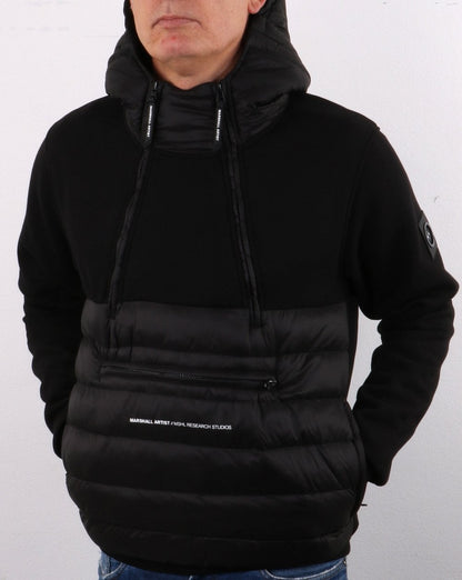 Marshall Artist Alpine Half Zip Jacket Black
