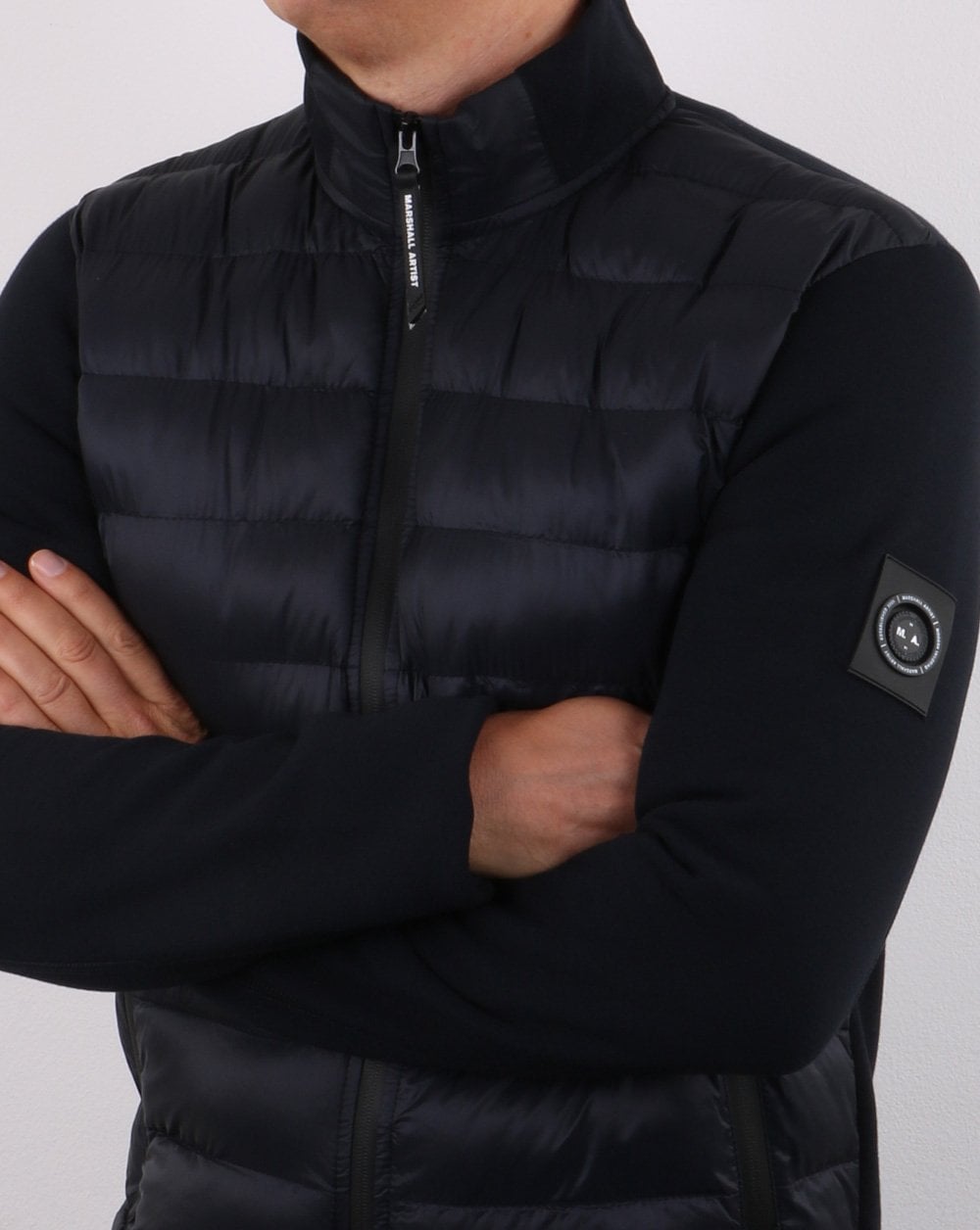 Marshall Artist Alpine Funnel Neck Navy