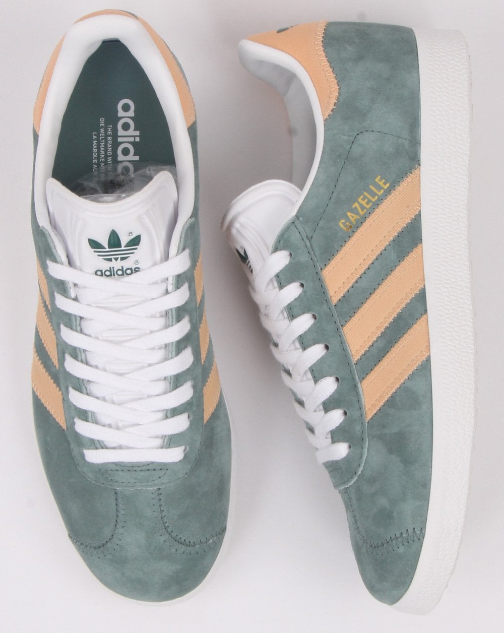 Adidas Gazelle Trainers Soft Green
