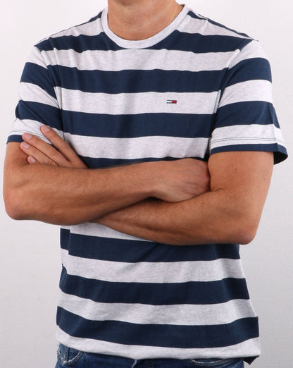 Tommy Jeans Stripe T-shirt Navy