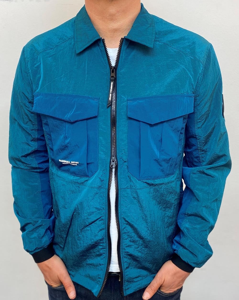 Marshall Artist Acier Overshirt Teal