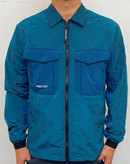 Marshall Artist Acier Overshirt Teal
