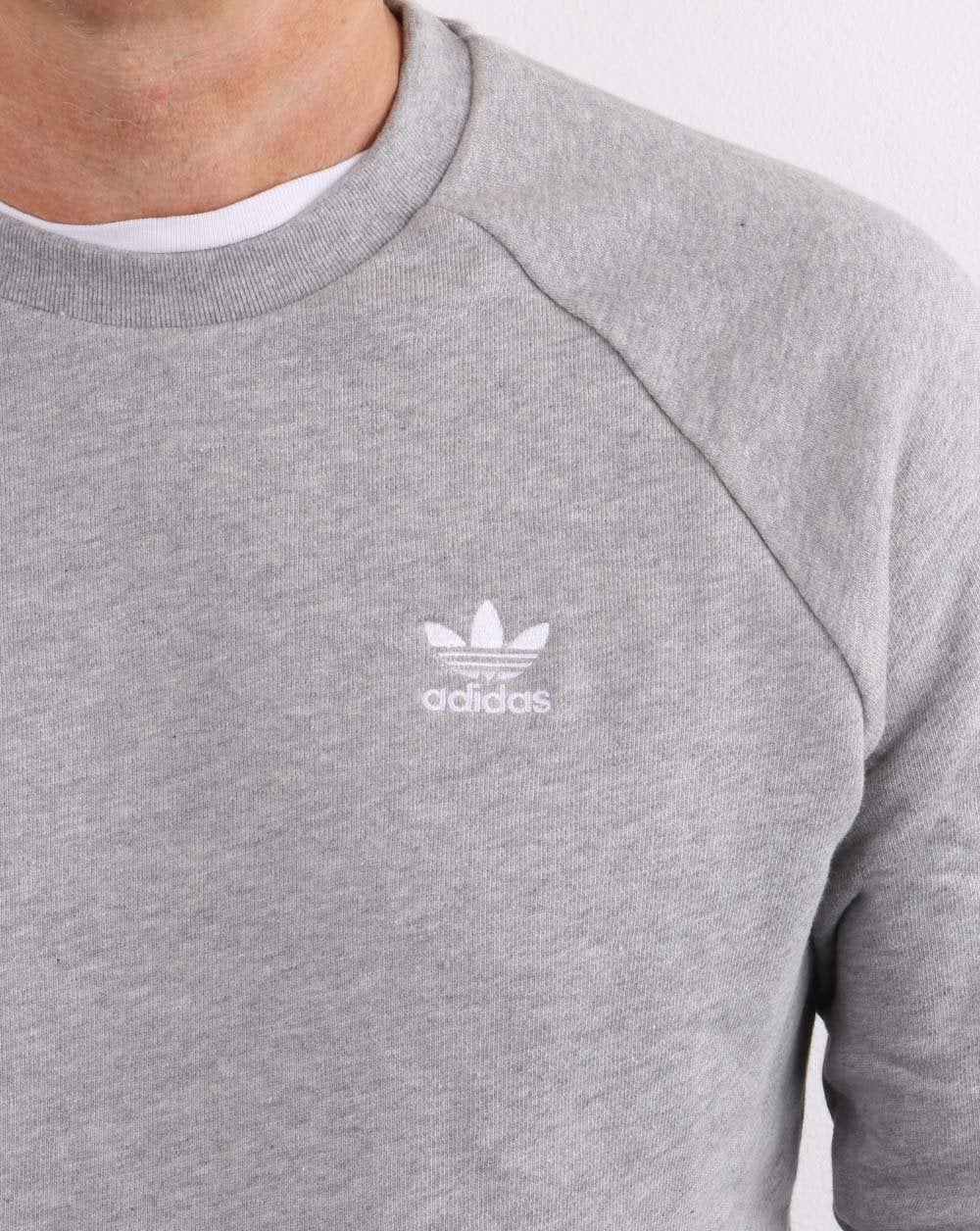 Adidas Originals Essential Crew Sweat Grey Heather