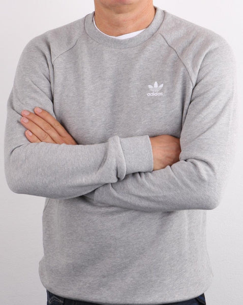 Adidas Originals Essential Crew Sweat Grey Heather