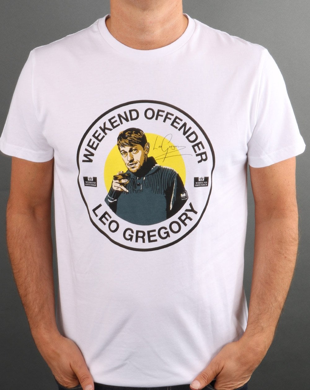 Weekend Offender Leo Gregory Tee White