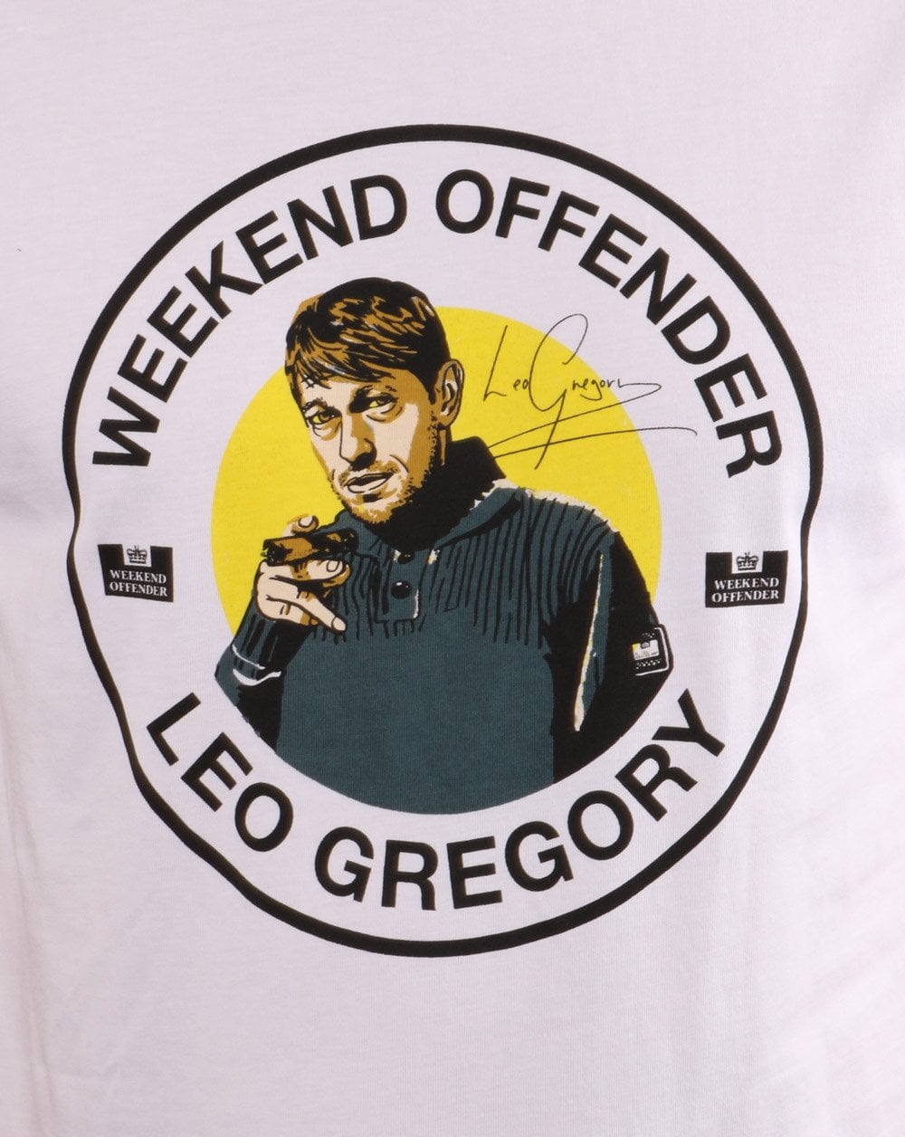 Weekend Offender Leo Gregory Tee White