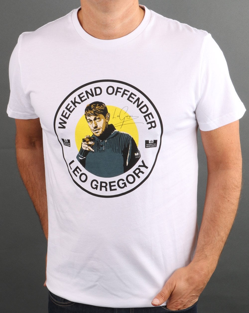 Weekend Offender Leo Gregory Tee White