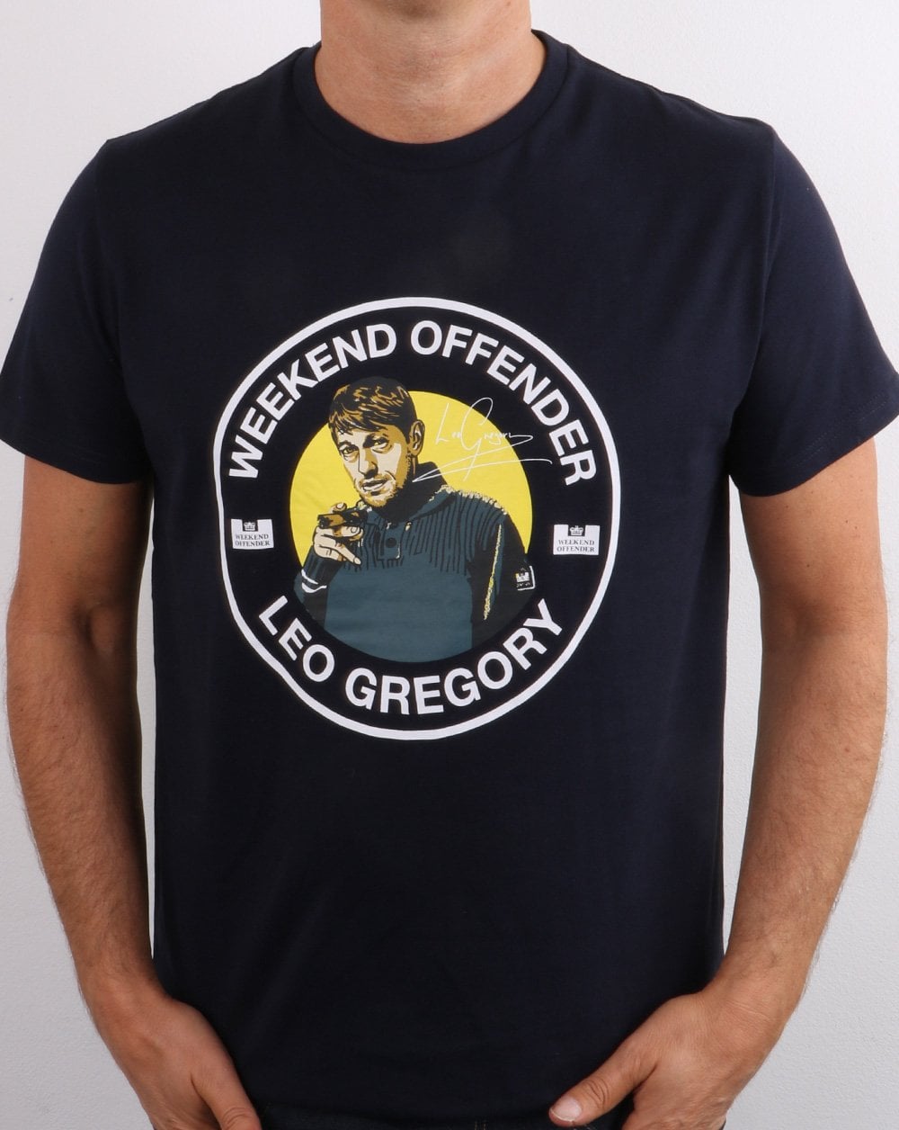 Weekend Offender Leo Gregory Tee Navy