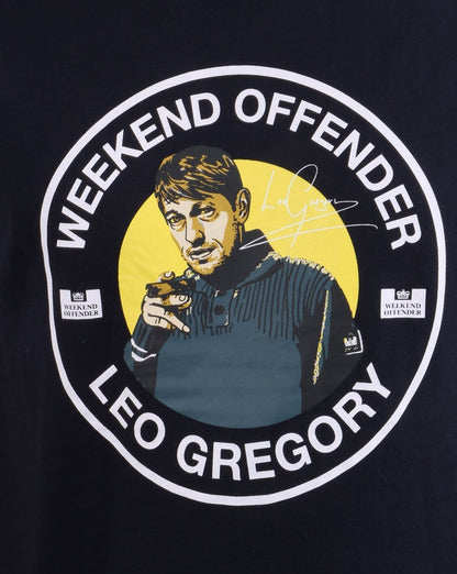 Weekend Offender Leo Gregory Tee Navy