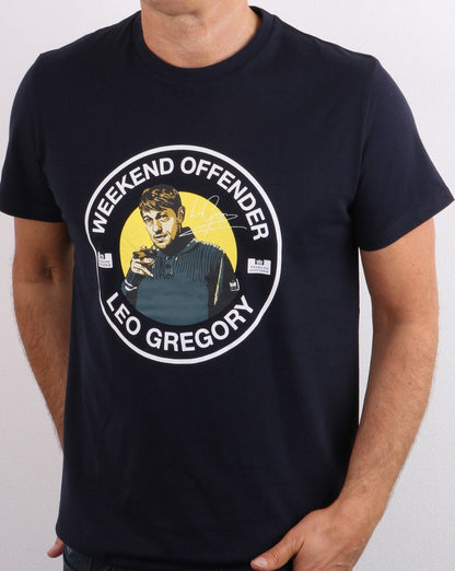 Weekend Offender Leo Gregory Tee Navy