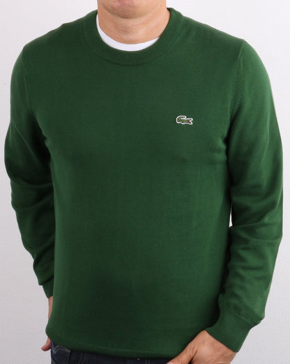 Lacoste Crew Neck Jumper Green