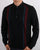 Ben Sherman Long Sleeve Mod Stripe Polo Black