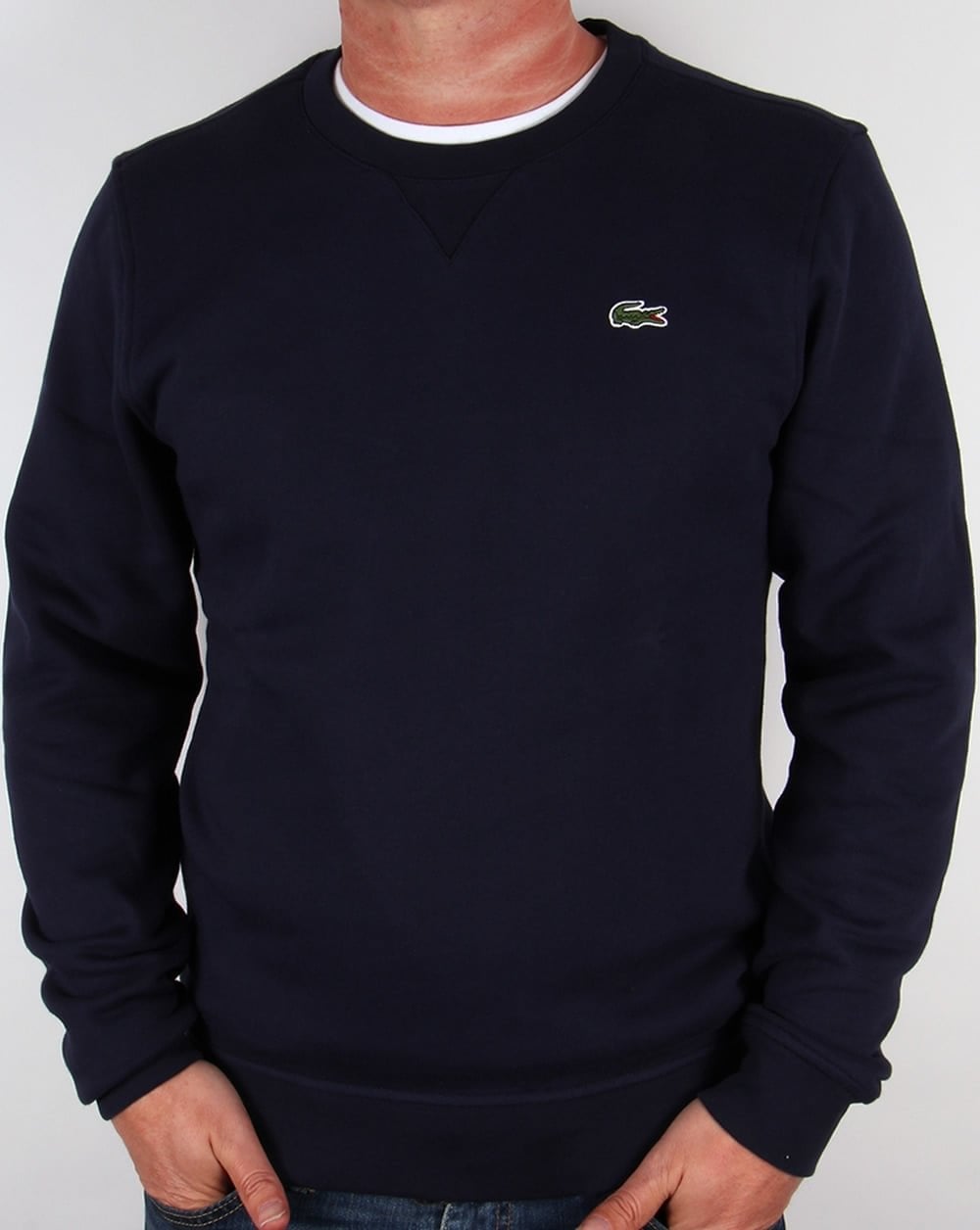 Lacoste Crew Neck Sweatshirt Navy