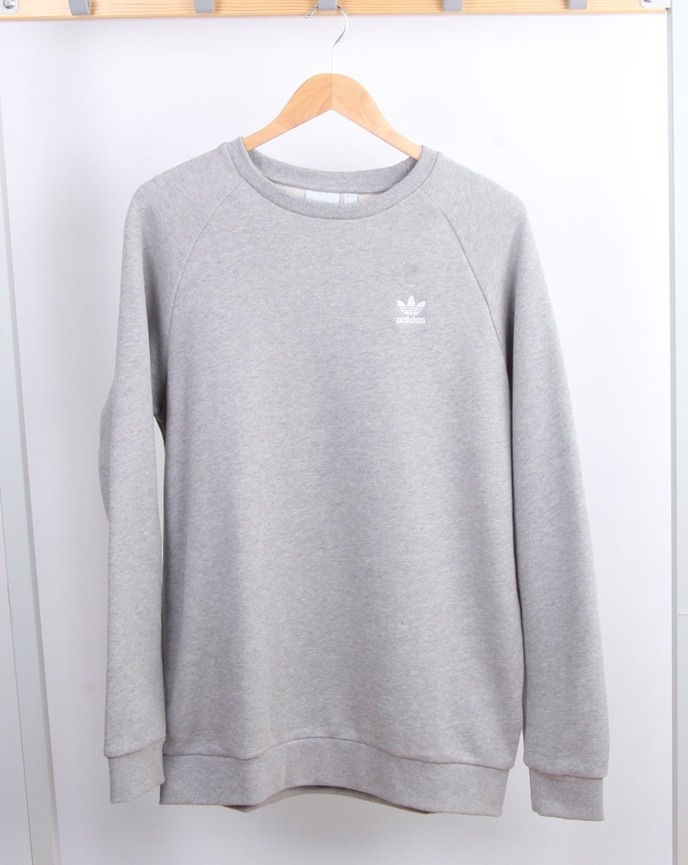 Adidas Originals Essential Crew Sweat Grey Heather