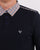 Weekend Offender Check Collar Polo Navy