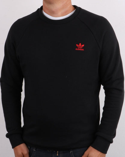 Adidas Originals Crew Sweat Black/red