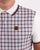 Trojan Check Panel Polo Shirt Fawn