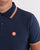 Trojan Classic Tipped Polo Shirt Navy/orange