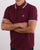 Trojan Classic Tipped Polo Shirt Port
