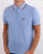 Trojan Classic Tipped Polo Shirt Sky