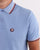 Trojan Classic Tipped Polo Shirt Sky