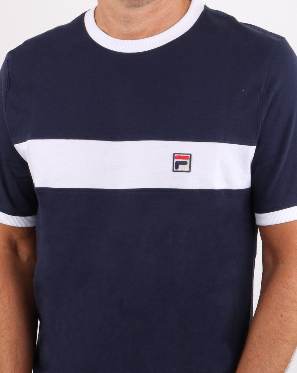 Fila Vintage Joshua T Shirt Navy