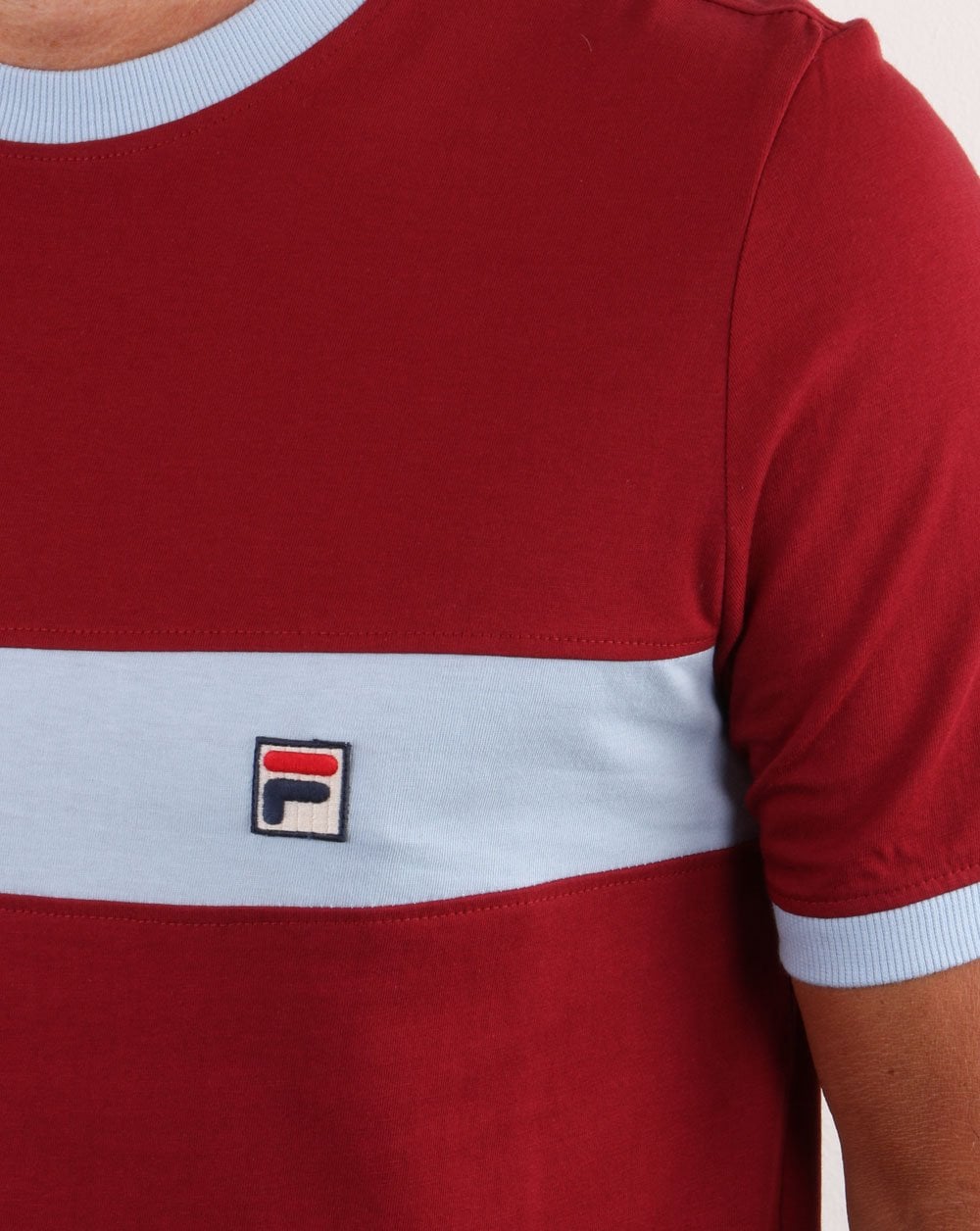 Fila Vintage Joshua T Shirt Claret