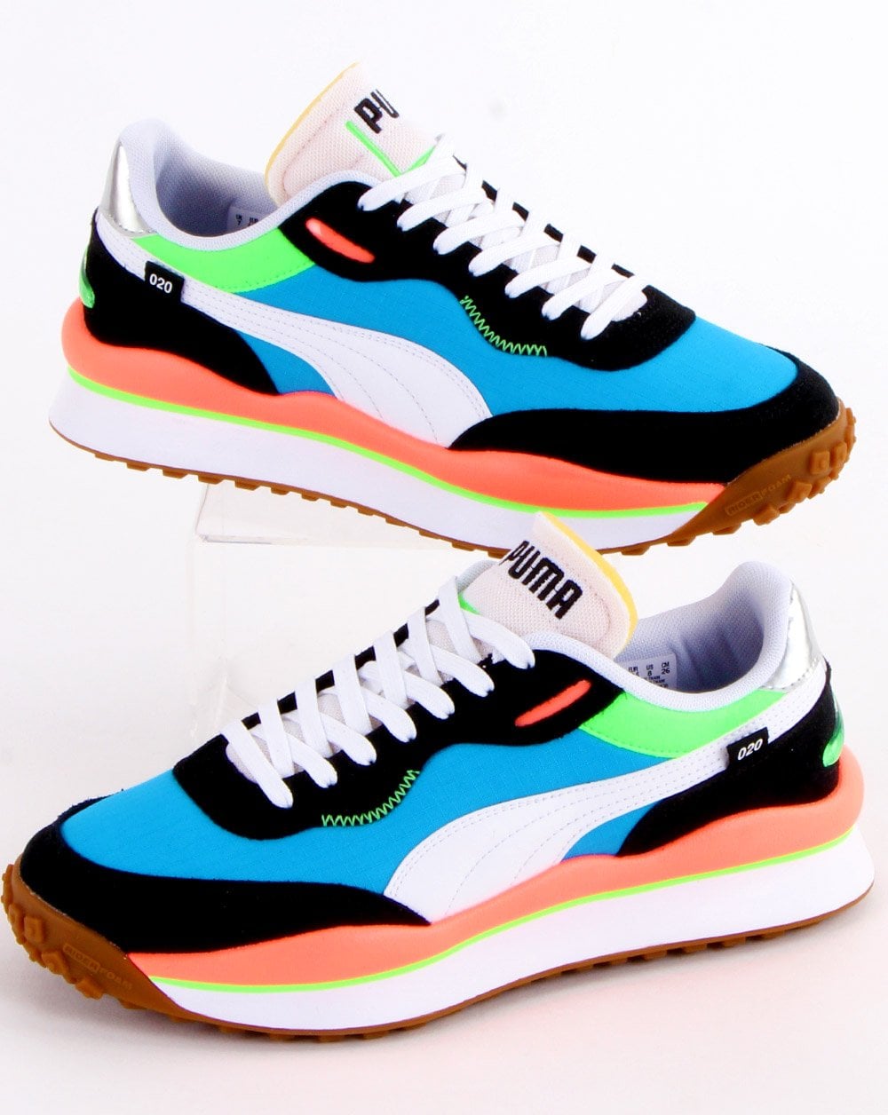 Puma Style Rider Play On Trainer Blue/White/Black