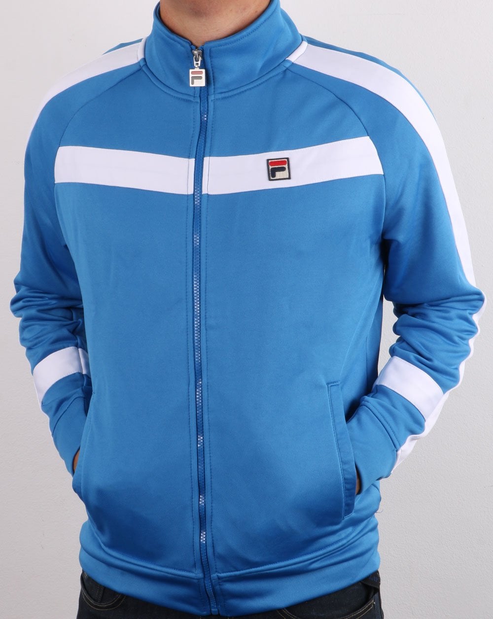 Fila Vintage Renzo Track Top Blue/white