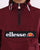 Ellesse Quarter Zip Jacket Burgundy