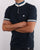 Pretty Green 1/4 Zip Top Navy