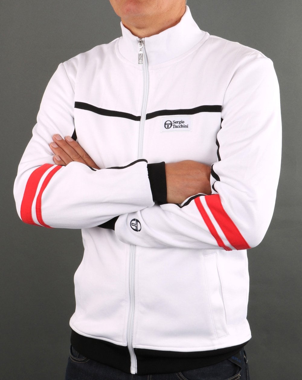 Sergio Tacchini Frankie Track Top White