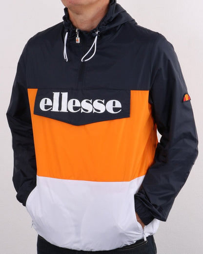 Ellesse Overhead Jacket Navy/Orange