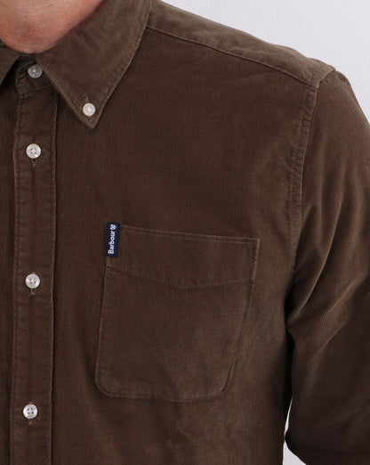 Barbour Cord Tailored Shirt Brown