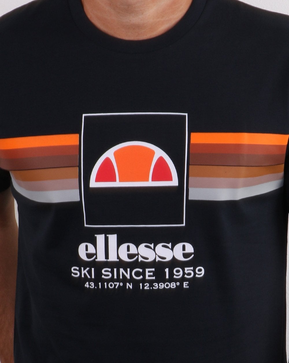 Ellesse Colo T Shirt Navy