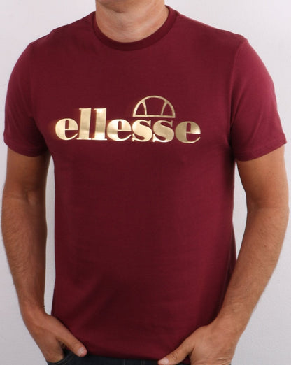 Ellesse Magi T Shirt Burgundy