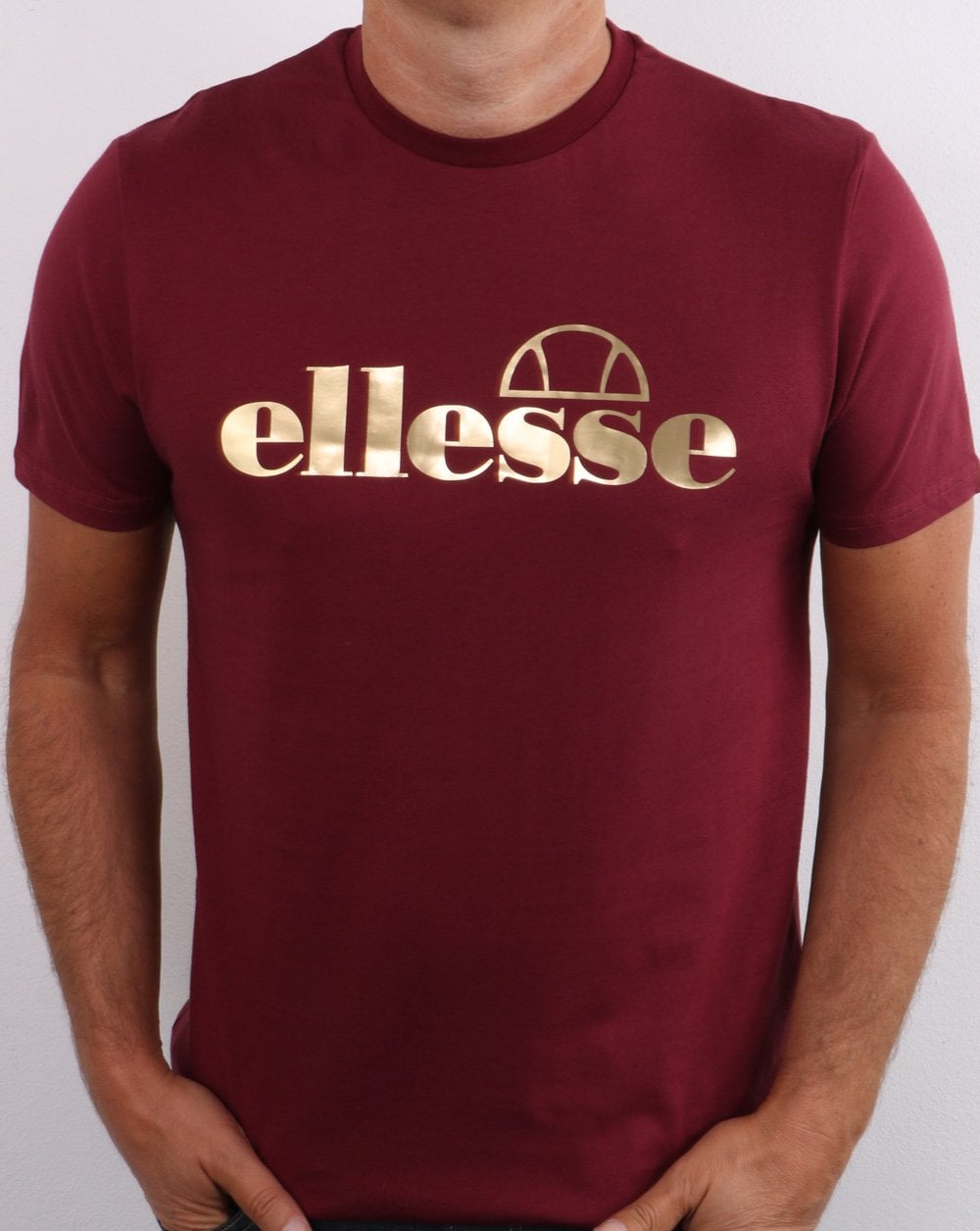 Ellesse Magi T Shirt Burgundy