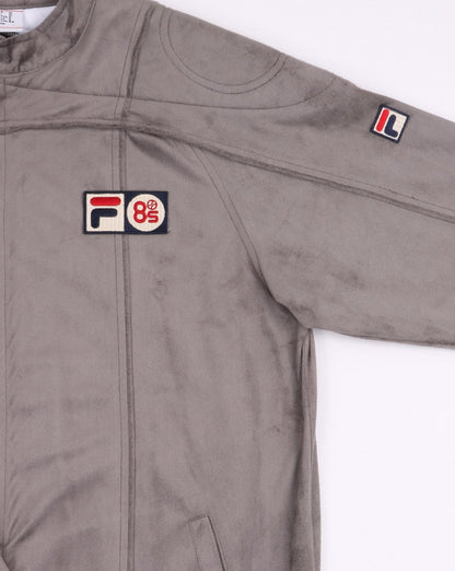 Fila Vintage Terrinda Mk3 Pro Badge Track Top Grey