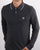 Pretty Green Barton Long Sleeve Polo Grey