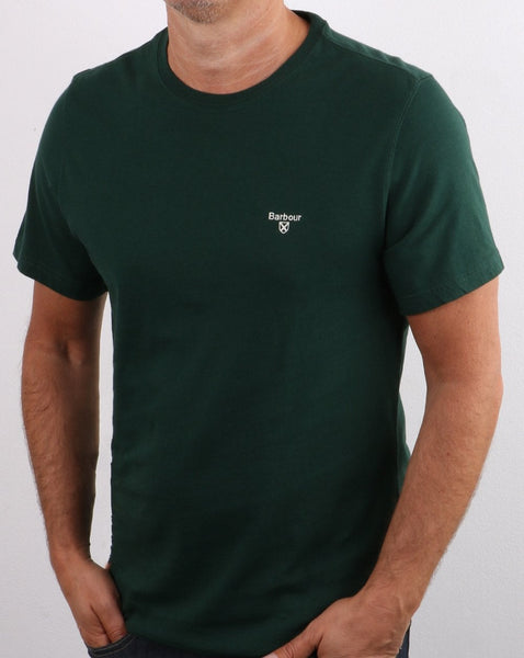 Barbour Sports T Shirt Green