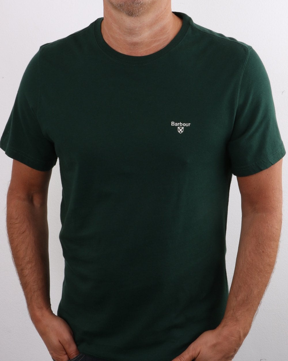 Barbour Sports T Shirt Green
